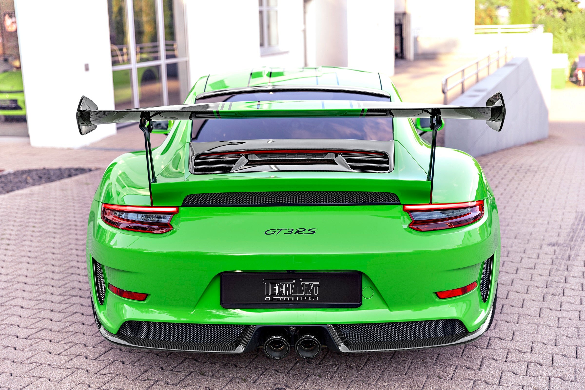 Gt3 Racing Spoiler TECHART Rear Spoiler Profile Carbon