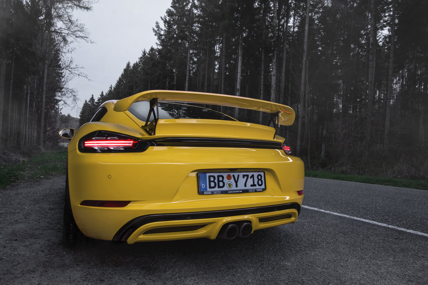 TECHART Diffusor Add-On for 718 Boxster & Cayman
