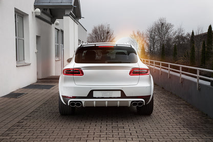 TECHART Exhaust Tail Pipes, glossy chrome for Macan S / Turbo