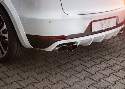 TECHART Exhaust Tail Pipes, glossy chrome for Macan S / Turbo