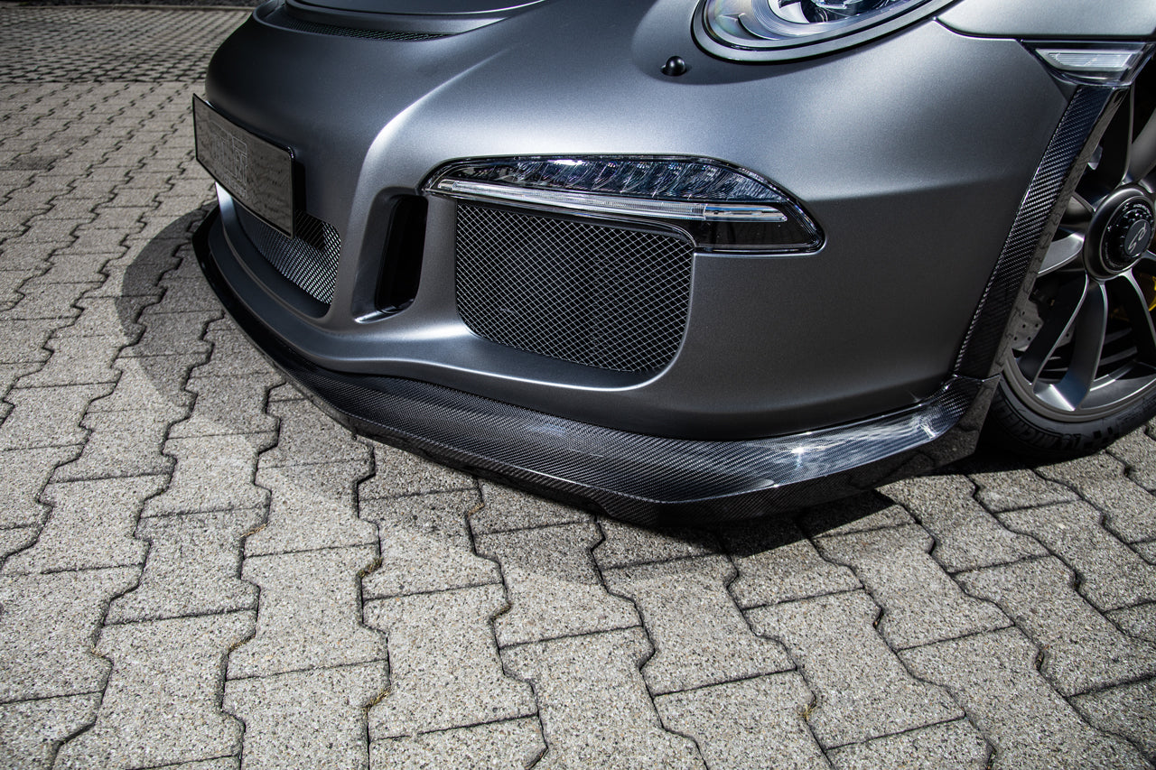 TECHART Front Spoiler Carbon "glossy" for 991.1 GT3 RS until MY16