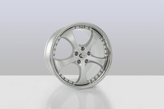 TECHART FORMULA II 22" Wheel Set Shiny Silver for 970 Panamera - Set of 4 Wheels