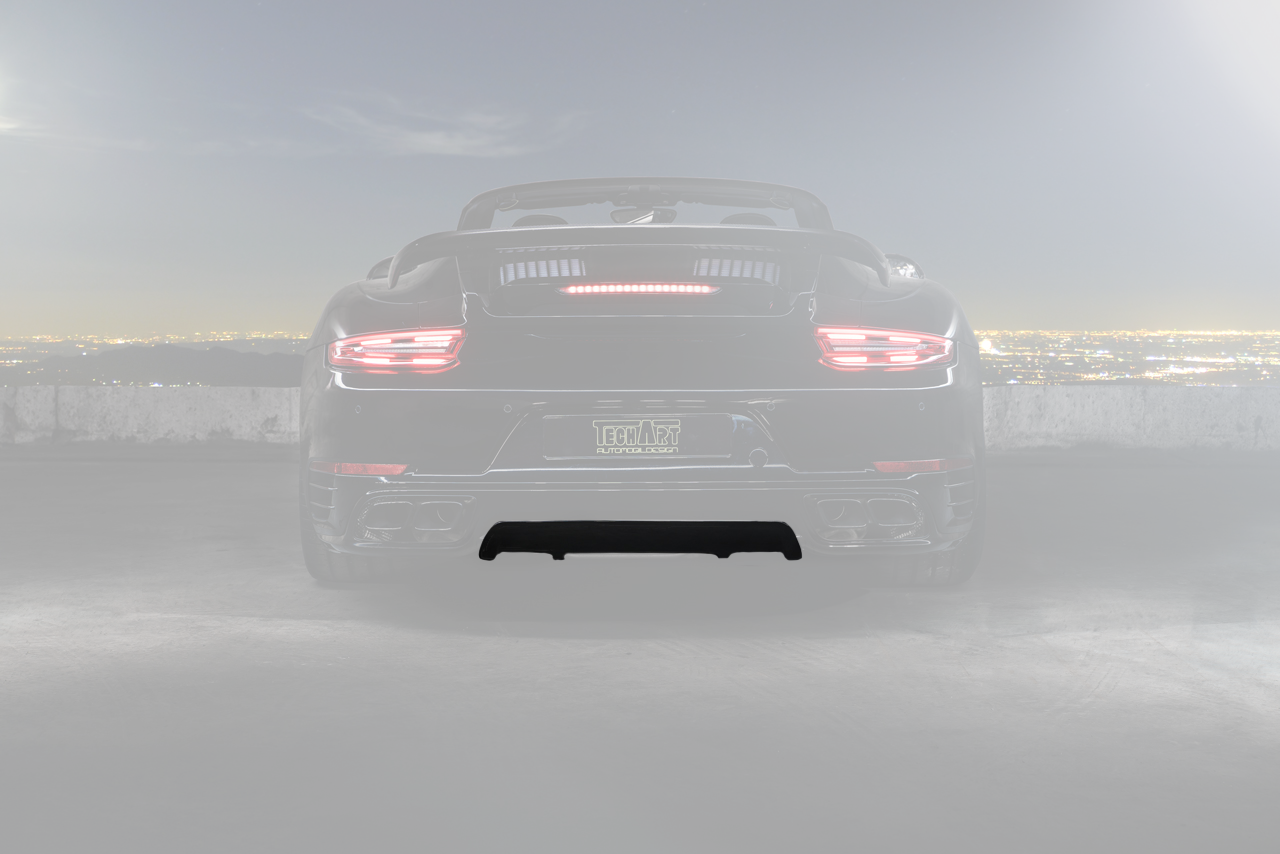TECHART Diffusor Add-On for Rear Apron for 991.2 Turbo from MY17