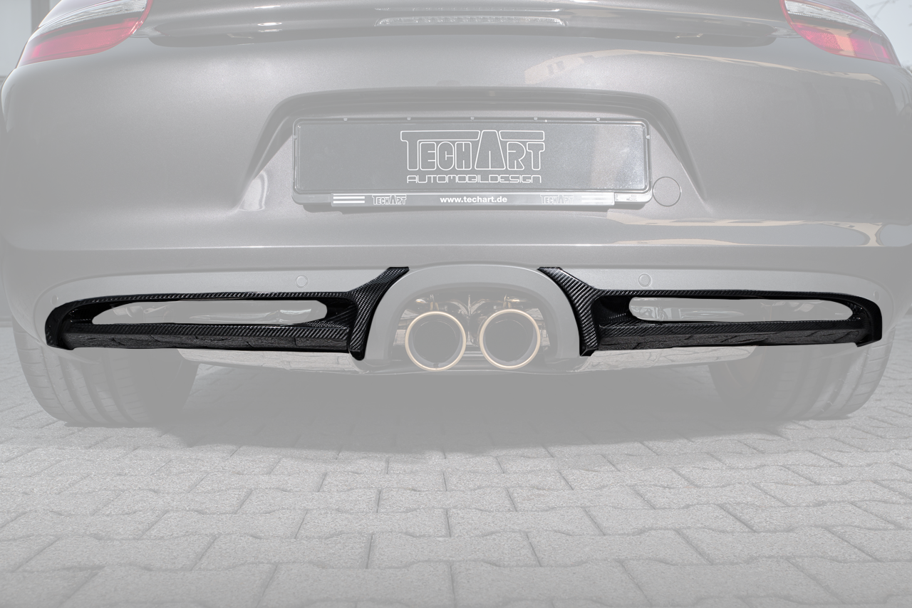 TECHART Diffusor Carbon "glossy" for 981 Cayman/ Boxster