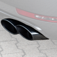 TECHART Exhaust Tail Pipes, glossy chrome for Macan S / Turbo