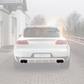 TECHART Exhaust Tail Pipes, glossy chrome for Macan S / Turbo