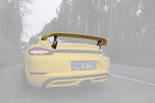 TECHART Rear Spoiler II for 718 Cayman