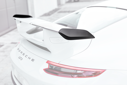 TECHART Rear Spoiler Panels Carbon "matte" for 991.2 GT3 from MY17