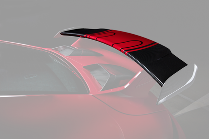 TECHART Rear Spoiler Profile Carbon "glossy" for 991.2 GT3 from MY17