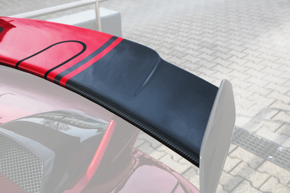 TECHART Rear Spoiler Profile Carbon "glossy" for 991.2 GT3 from MY17