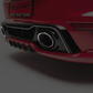 TECHART Tail Pipe Kit Carbon Glossy for 992 Carrera / Turbo with Sport exhaust unit